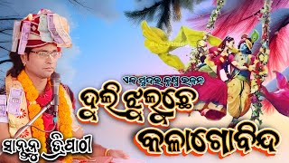 Duli Duluche Kala Gobinda  ଦୁଲି ଦୁଲୁଛେ କଳା ଗୋବିନ୍ଦ  Santanu Tripathy Krishna Bhajan [upl. by Peatroy]