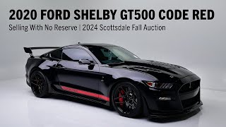 FIRST LOOK  2020 Ford Shelby GT500 Code Red  BARRETTJACKSON 2024 SCOTTSDALE FALL AUCTION [upl. by Aiderfla749]