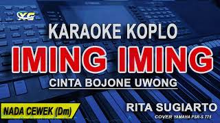 IMING IMING  Karaoke Koplo Nada Wanita RITA SUGIARTO Versi Cinta Bojone Uwong [upl. by Doralynn]