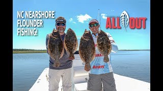 Doormats on the rise Nearshore Flounder Fishing on the Crystal Coast  Carolina ALL OUT  S3Ep8 [upl. by Ynaffik]