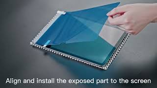 JETech Installation Guideline  Paper Screen Protector for iPad [upl. by Luana]