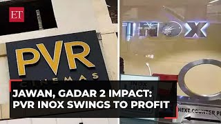 PVR Inox Q2 Results Multiplex chain swings to profit on Jawan and Gadar 2 success [upl. by Ennovyhc]