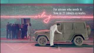 lustige Mercedes Werbung GKlasse  funny MercedesBenz GClass commercial [upl. by Adilem]