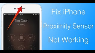 Proximity Sensor Not Working On iproximity sensorPhone [upl. by Ahsinit]
