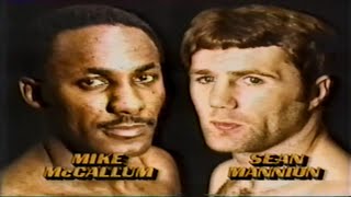 Mike McCallum vs Sean Mannion  Highlights BODYSNATCHER [upl. by Anotyal]