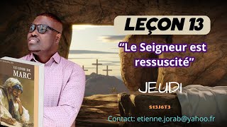 Leçon 13  Allez dans le monde entier JEUDI [upl. by Mathis828]