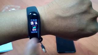 Smartband M3 Health bracelet model 2 YOHO SPORT [upl. by Moriarty69]