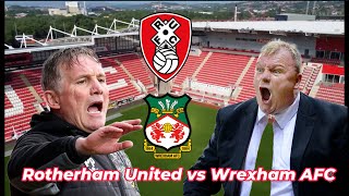 ROTHERHAM UNITED vs WREXHAM AFC [upl. by Elbert]