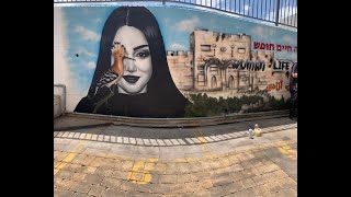 ‘Woman Life Freedom’ Murals in Israel  Interview With Hooman Khalili [upl. by Aeslehs]