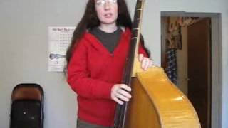 Beginning Upright Bass How to Mark Your Finger Positions [upl. by Ecitnirp]