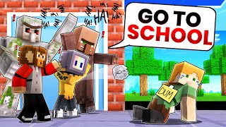 LOGGY GOING TO SCHOOL TO STUDY  MINECRAFT [upl. by Aneeuqahs]