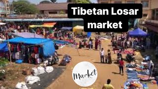 Most crowded Tibetan market during Losar bylakuppe Tibetan vlogger [upl. by Akirahs271]