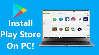 How To Install Google Play Store on PC and Run Android Games and Apps on Laptop  Howtosolveit [upl. by Gaile187]