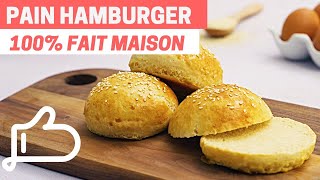 HAMBURGER  Comment faire un pain HAMBURGER 100  fait maison [upl. by Reivaz758]