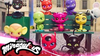 KWAMI TOYS TO COLLECT 😍  Miraculous box  🐞 By Zag Lab amp Playmates [upl. by Ravid285]