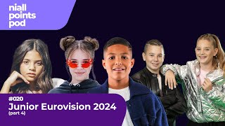 niallpointspod 020  Reacting to Junior Eurovision 2024 pt 4 [upl. by Ayikat]