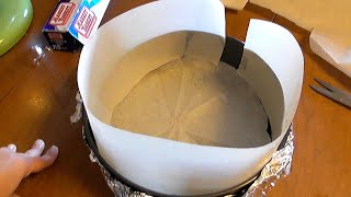 HOW TO PREPARE A SPRINGFORM PAN to make a cheesecake  Clumsy Cakes [upl. by Freeborn]