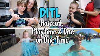 DITL Autism Family  Haircuts Playtime amp One on One Time [upl. by Pilihp]