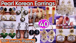 Exclusive Designer Pearl amp Fine AD Jewellery Collection 2024  Korean Pearl amp Western Jewellery [upl. by Tdnarb]