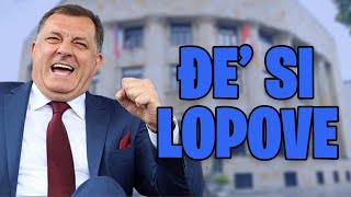 MILORAD DODIK ĐE SI LOPOVE [upl. by Bouton]