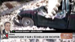 Séisme Magnitude 7 sur l’échelle de Richter Explications de Mimoun Harnafi [upl. by Rad]