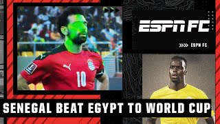 Senegal break Egypt hearts AGAIN Laser controversy as Mane beats Salah to World Cup spot  ESPN FC [upl. by Haodnanehs]