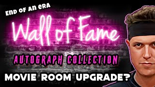 FINAL LOOK at my MovieWrestling Autograph Display Wall  Born2beRad [upl. by Helena]