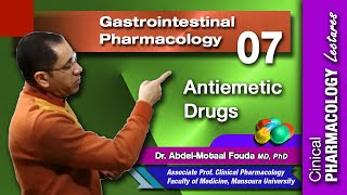 GIT Pharmacology  Lec 07  Antiemetic Drugs [upl. by Aiciram189]