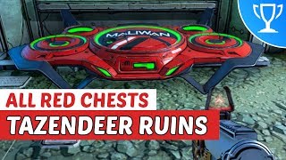 Borderlands 3  All Red Chest Locations  Tazendeer Ruins [upl. by Worth]