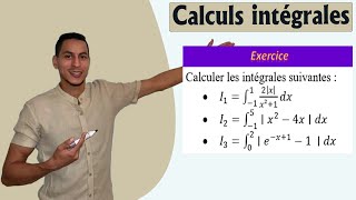 calcul intégral 2 bac exercices  intégrale valeur absolue  intégrale relation de chasles [upl. by Hyo]