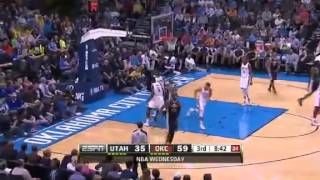 Oklahoma City Thunder vs Utah Jazz 11087 130313 Game Recap [upl. by Caria487]