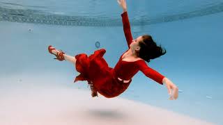 Underwater Portraits by Scott Vo  Red Dress amp Ladder  Fantasy  Underwater Photography  Oklahoma [upl. by Elohc]