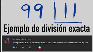 Ejemplo de DIVISIÓN EXACTA de 2 cifras  RESTO  0 [upl. by Gaultiero]