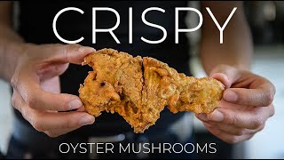 “WE HAVE JUST LEFT REALITY” with this crispy Fried Oyster Mushroom Recipe [upl. by Aneral]