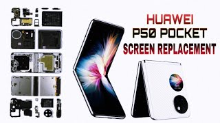 HUAWEI P50 POCKET SCREEN REPLACEMENT [upl. by Etnohc]