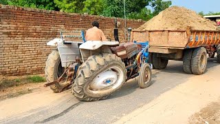 ford tractor stetting fail with help belarus tractor  tractor fail video  ford tractor [upl. by Auoh]