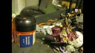 Painting and assembly tip 14 Making a Sword with Magma or Lava effect [upl. by Mongeau]