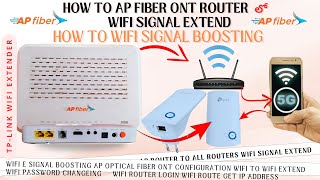 How To AP Fiber Ont Router WIFI Signal Extend  How To WIFI Signal boost Telugu By Bangalore Pillodu [upl. by Spiros]