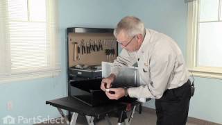 RangeStoveOven Repair Replacing the Rear Drawer Glide Frigidaire Part 3051163 [upl. by Oiracam]