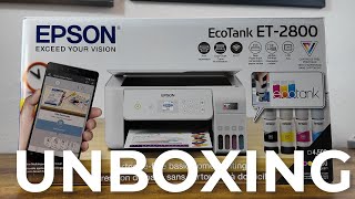 Best Epson printer for home use 2024  Eco Tank 2800 Full UNBOXING ASMR [upl. by Doll693]