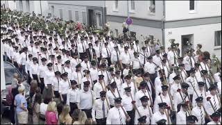 Dreifachzug beim Schützenfest 2023 in Olpe [upl. by Driskill]