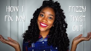 How I Fix My Frizzy Twist Out [upl. by Eilram]