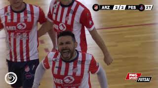 Serie A Planetwin365 Futsal  Real Arzignano vs Italservice Pesaro Highlights [upl. by Nylaj]