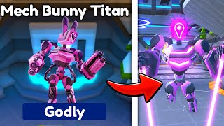 I Got The 1 Mech Bunny Titan In Toilet Tower Defense Roblox [upl. by Sisson]