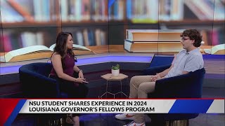 LA Governor’s Fellows Program NSU student shares experience [upl. by Adhamh]