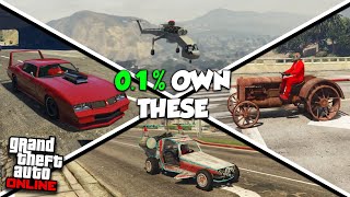 RARE Vehicles in GTA Online amp How to Get Them  Secret Car Guide 2 [upl. by Rye]