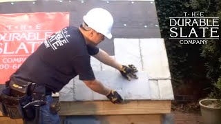 How to Install a New Slate Roof by The Durable Slate Company  Slate Roofing Contractors [upl. by Eetnuahs373]