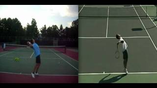 Sampras Tennis Serve Comparison [upl. by Gabie]