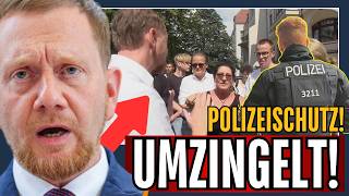 BÜRGERAUFSTAND 🚨 ESKALATION LIVE GEFILMT🎥 MENSCHEN stürmen ⚡️auf KRETSCHMER zu [upl. by Laird423]