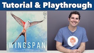 Wingspan Tutorial amp Playthrough  JonGetsGames [upl. by Edy]